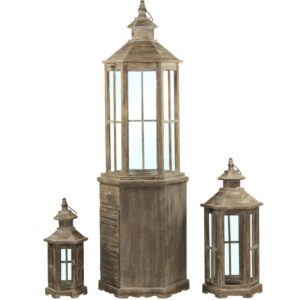 Lampion Drewniany Kpl. 3/S (Iicz)
