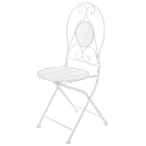 Dekoracyjne krzesło ogrodowe vintage 157936
