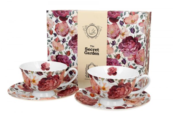 Pl Filiżanki Royal Ze Spodkami Spring Roses Wh 2Sz