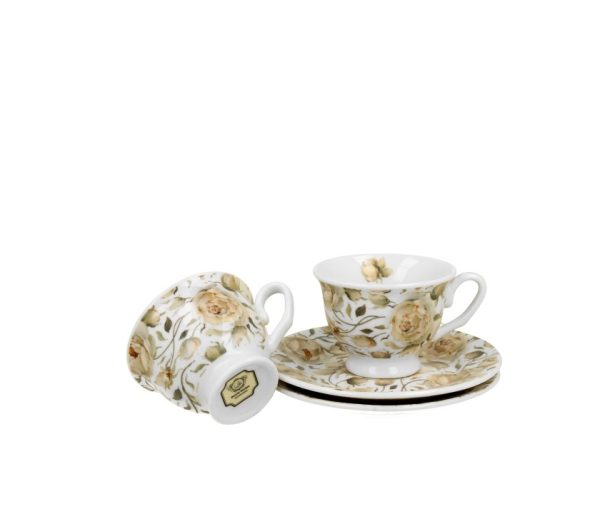 Pl Fil.espresso Royal Ze Spodkami English Roses Wh