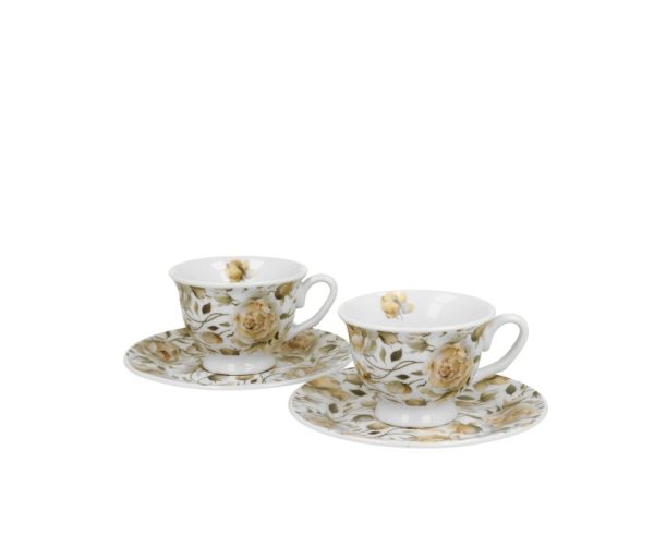Pl Fil.espresso Royal Ze Spodkami English Roses Wh