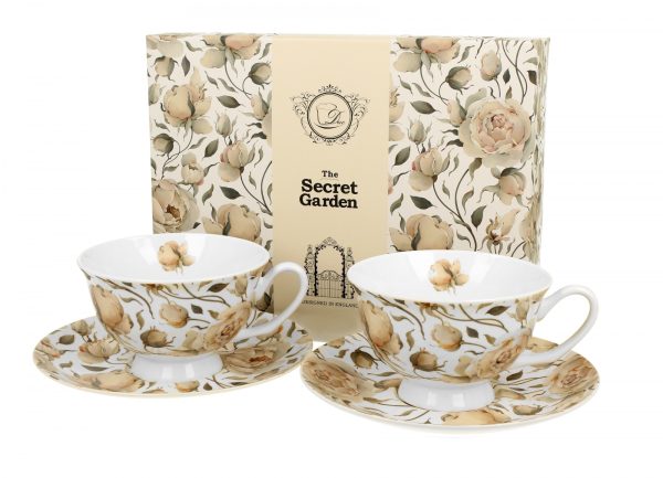 Pl Filiż. Royal Ze Spodkami English Roses Wh 2Szt.