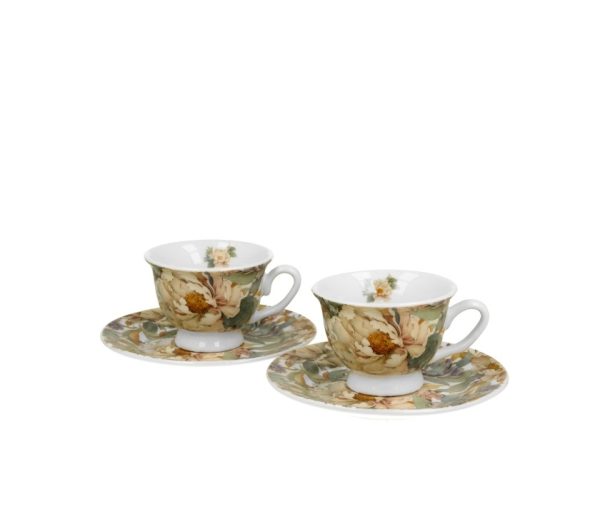 Pl Kpl.2 Filiżanek Espresso Royal Ze Spodkami Peon