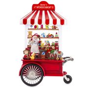 Dekoracja Mikołaj Z Pozytywką Led