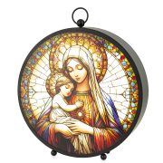 Lampion Witrażowy Led