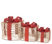 Ozdoba Prezent Led Kpl. 3 Szt.