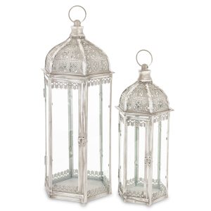 Lampion Metalowy Kpl. 2 Szt.