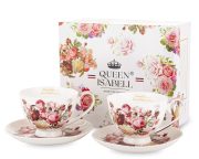 Kpl. Dwóch Filiżanek Z Podstawkami