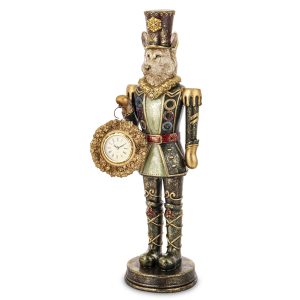 Figurka Lis Z Zegarkiem