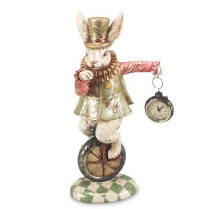 Figurka Królik Z Zegarkiem