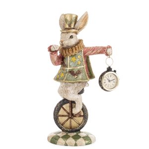 Figurka Królik Z Zegarkiem