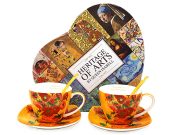 Kpl. 2 Filiżanki 2 Talerzyki 2 Łyżeczki