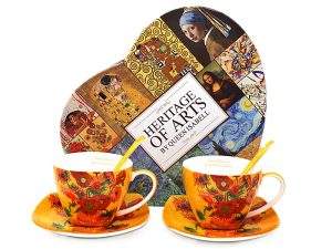 Kpl. 2 Filiżanki 2 Talerzyki 2 Łyżeczki