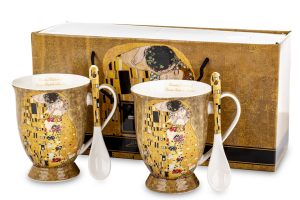 Kpl. Dwóch Kubków Z Łyżeczkami