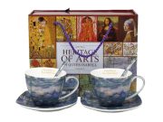 Kpl. 2 Filiżanki 2 Talerzyki 2 Łyżeczki