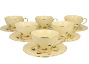 Pl 6 Filiżanek Ze Spodkiem Motylki