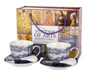 Kpl. 2 Filiżanki 2 Talerzyki 2 Łyżeczki