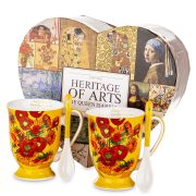 Kpl. 2 Kubków Z Łyżeczkami