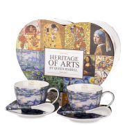 Kpl. 2 Filiżanki 2 Talerzyki 2 Łyżeczki