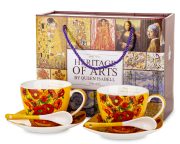 Kpl. 2 Filiżanki 2 Talerzyki 2 Łyżeczki