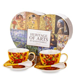 Kpl. 2 Filiżanki 2 Talerzyki 2 Łyżeczki