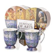 Kpl. 2 Kubków Z Łyżeczkami