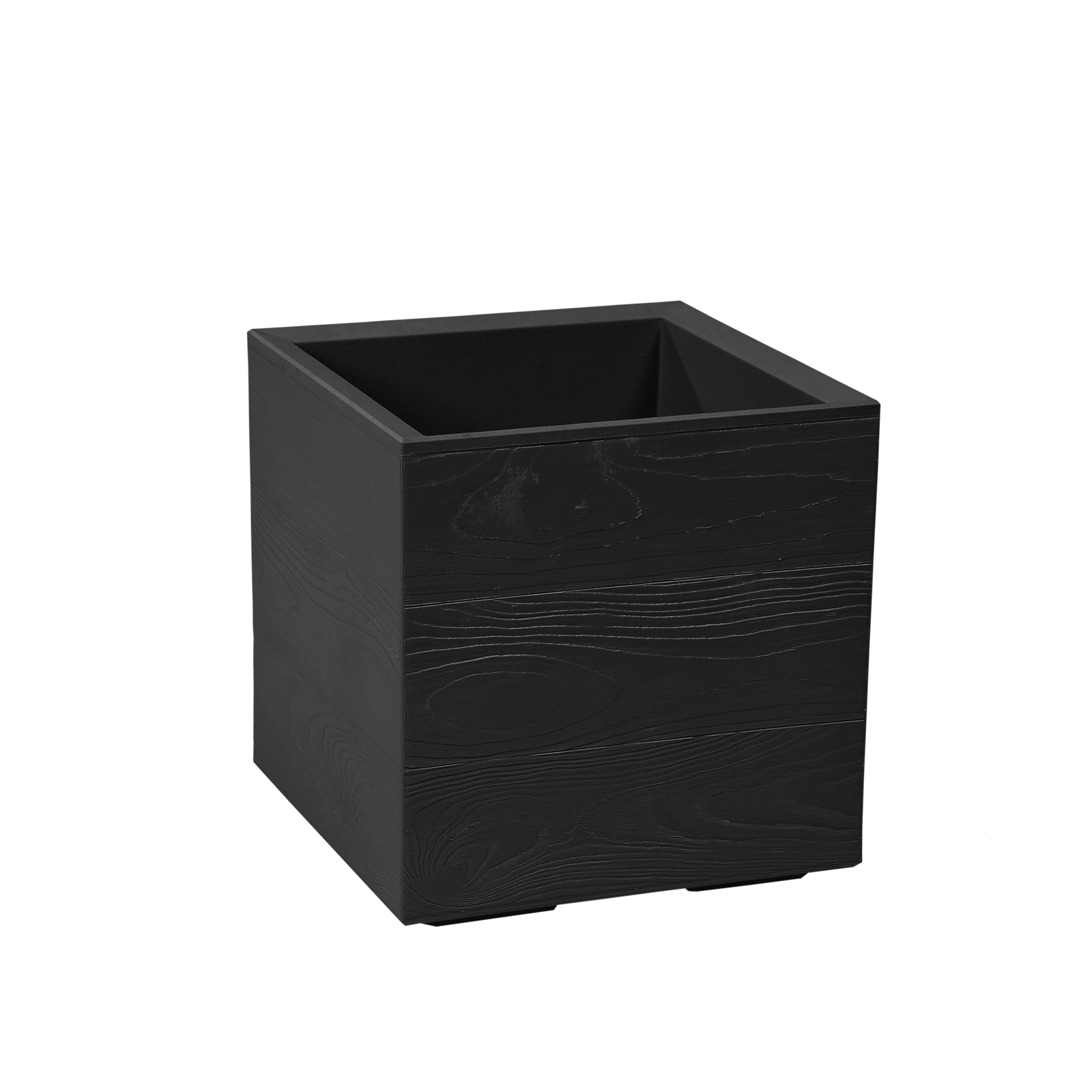 KWIETNIK KARO 300X300MM DESKA RECYCLED CZARNY*47758 - obrazek 2