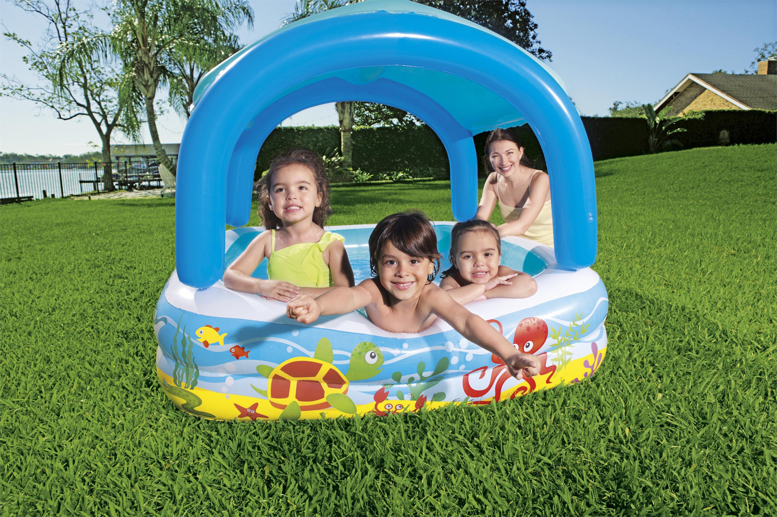 PLAC ZABAW DMUCHANY 140X140X114*0529 *1448 - obrazek 2
