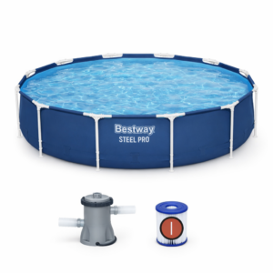 BASEN STELAŻOWY 366 x 76 CM (BASEN, POMPA FILTRUJĄCA,FILTR)