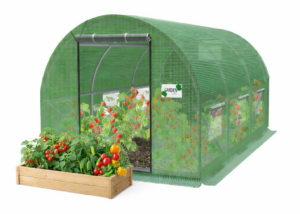 TUNEL FOLIOWY OGRODOWY 3 SEGMENTOWY ZIELONY NEW SOLUTION 3 x 2 x 2 M