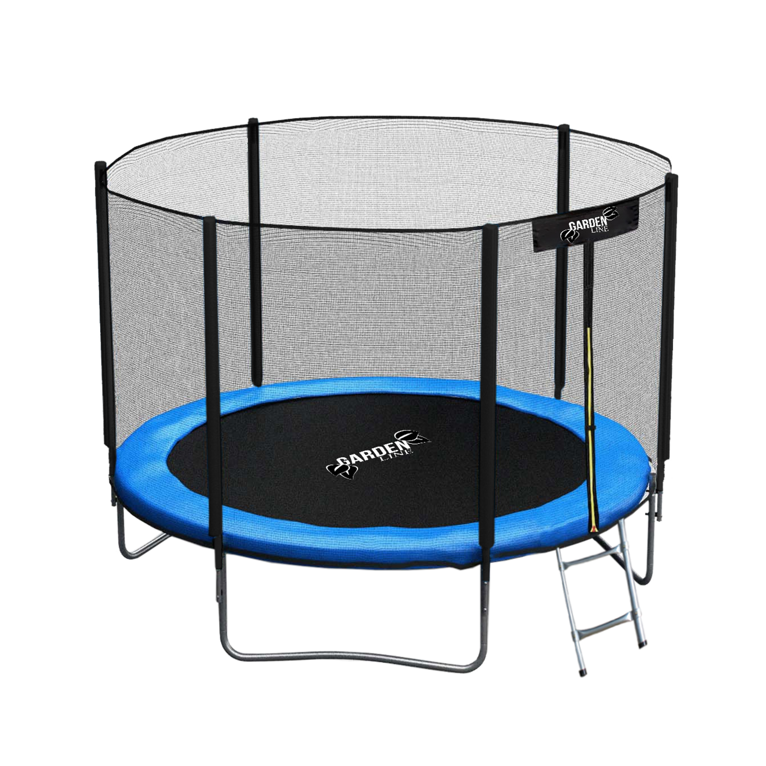 TRAMPOLINA 10FT 312 CM Z DRABINKĄ I SIATKĄ ZABEZPIECZAJĄCĄ - obrazek 2