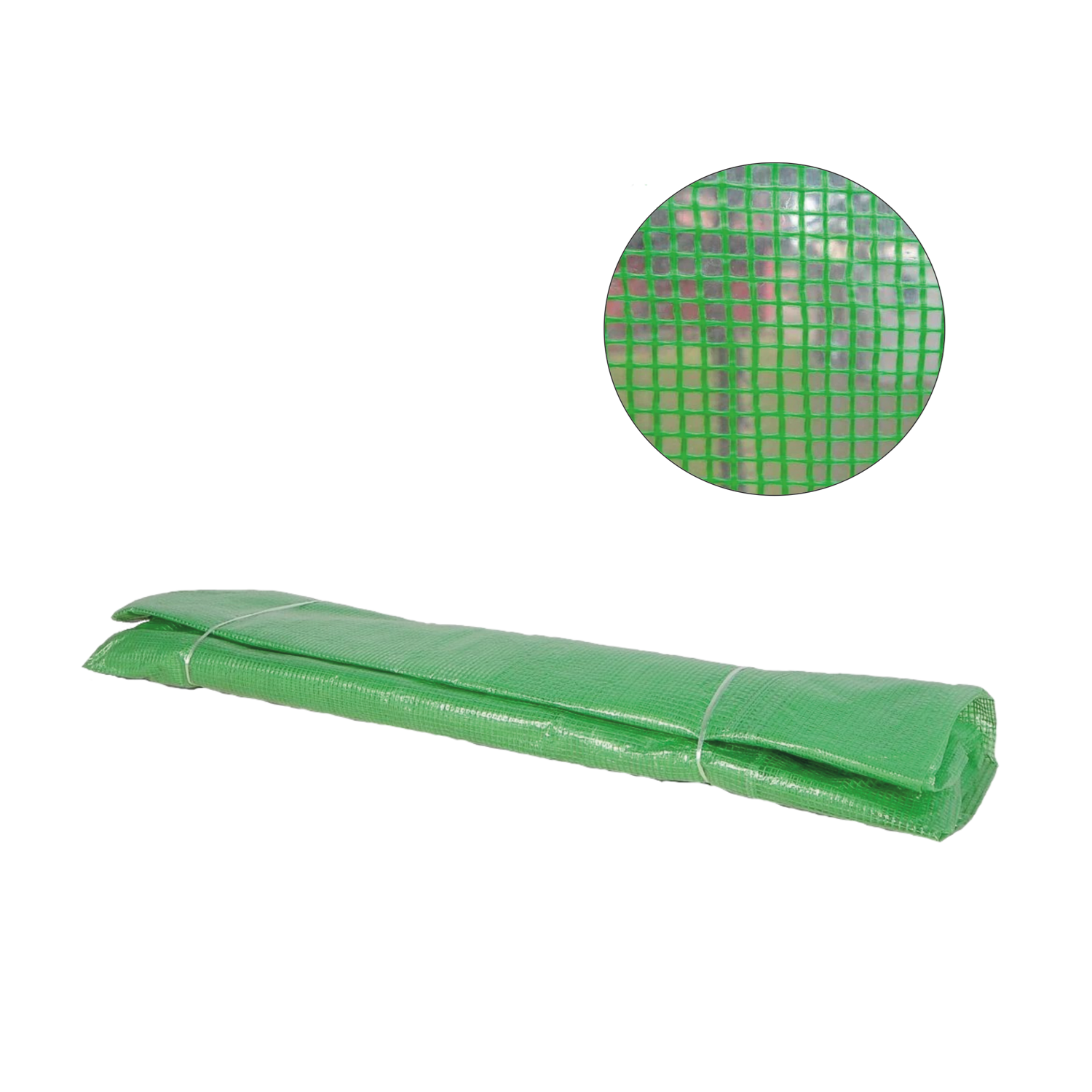 FOLIA ZBROJONA DO TUNELU "POŁÓWKA" 4 x 1.5 M ZIELONA *3873