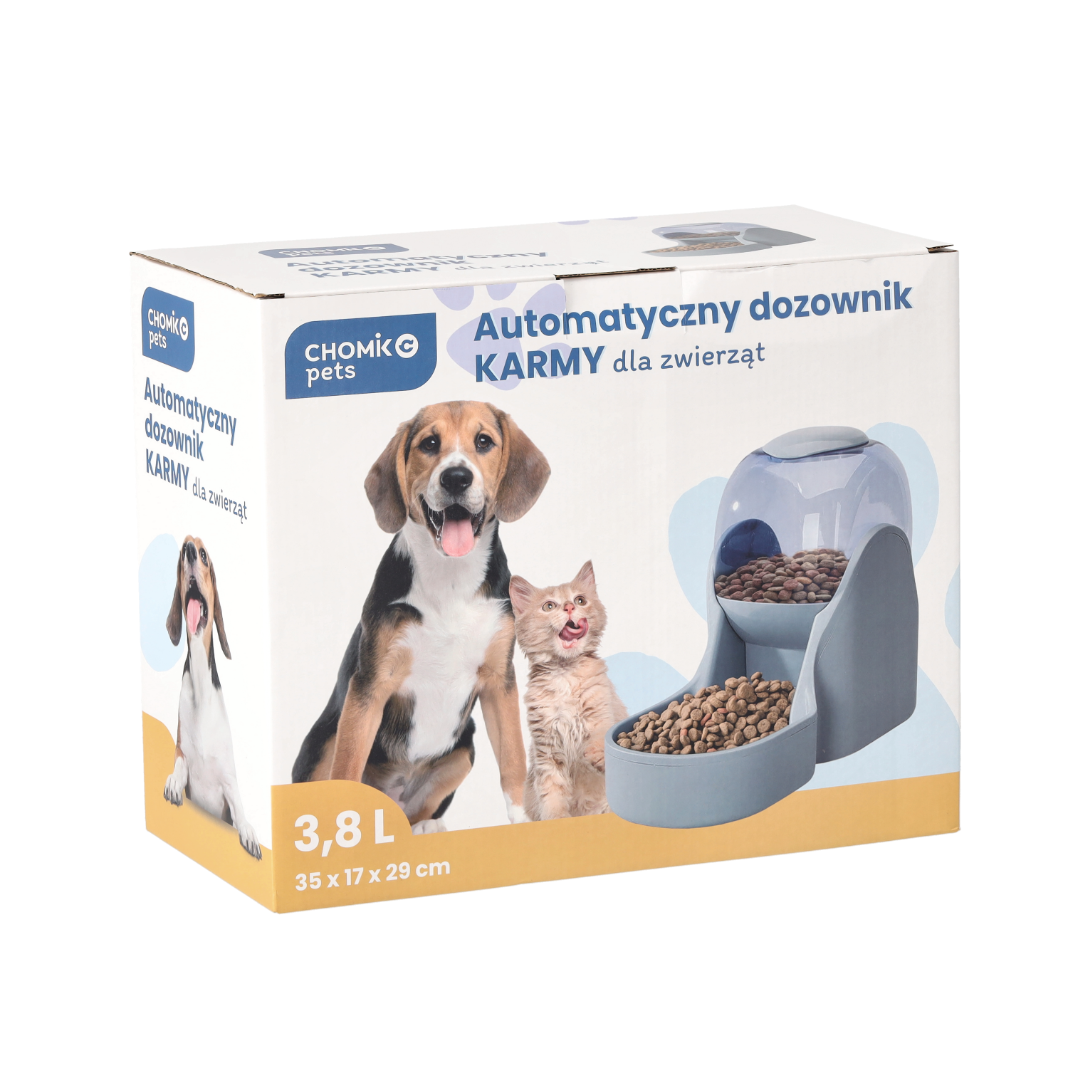 AUTOMATYCZNY DOZOWNIK KARMY DLA PSA / KOTA 35 X 17 X 29 CM 3800 ML *7727 - obrazek 2