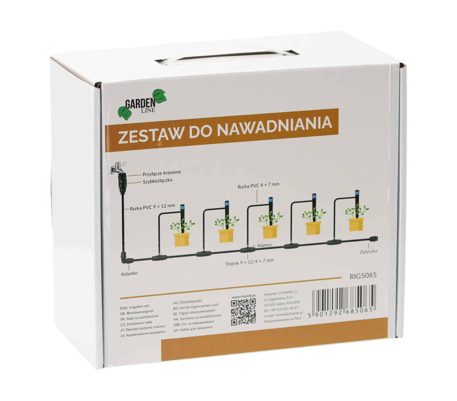 ZESTAW DO NAWADNIANIA KROPELKOWEGO Z 15SZT. ZRASZACZAMI - obrazek 3