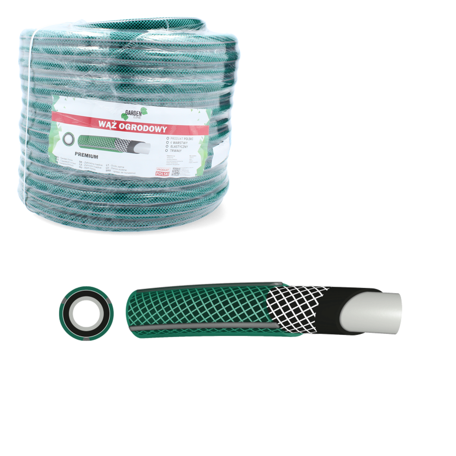 WĄŻ OGRODOWY PREMIUM 20m, ŚR. 1/2 *3211 - obrazek 2