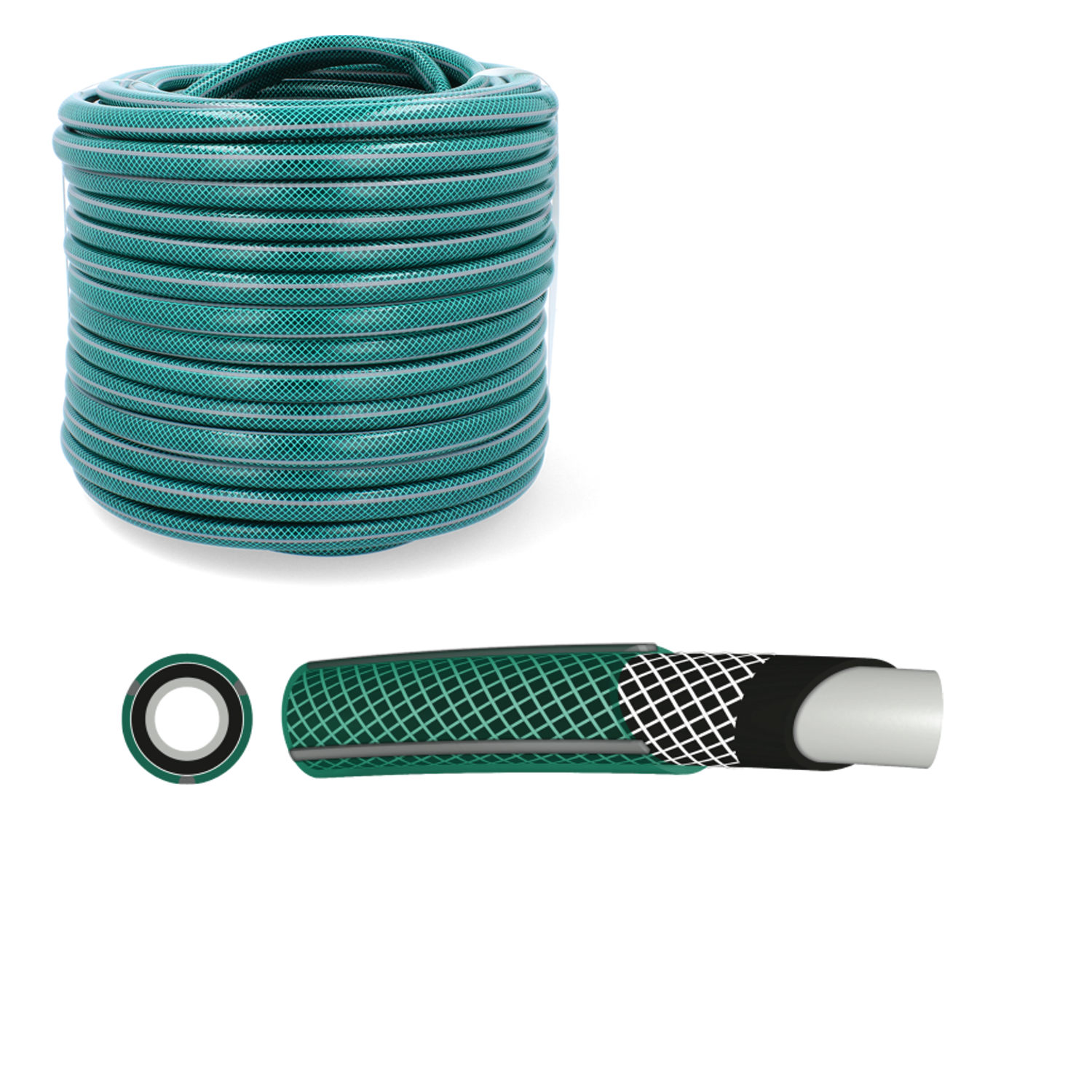 WĄŻ OGRODOWY PREMIUM 50m, ŚR. 1/2 - obrazek 4