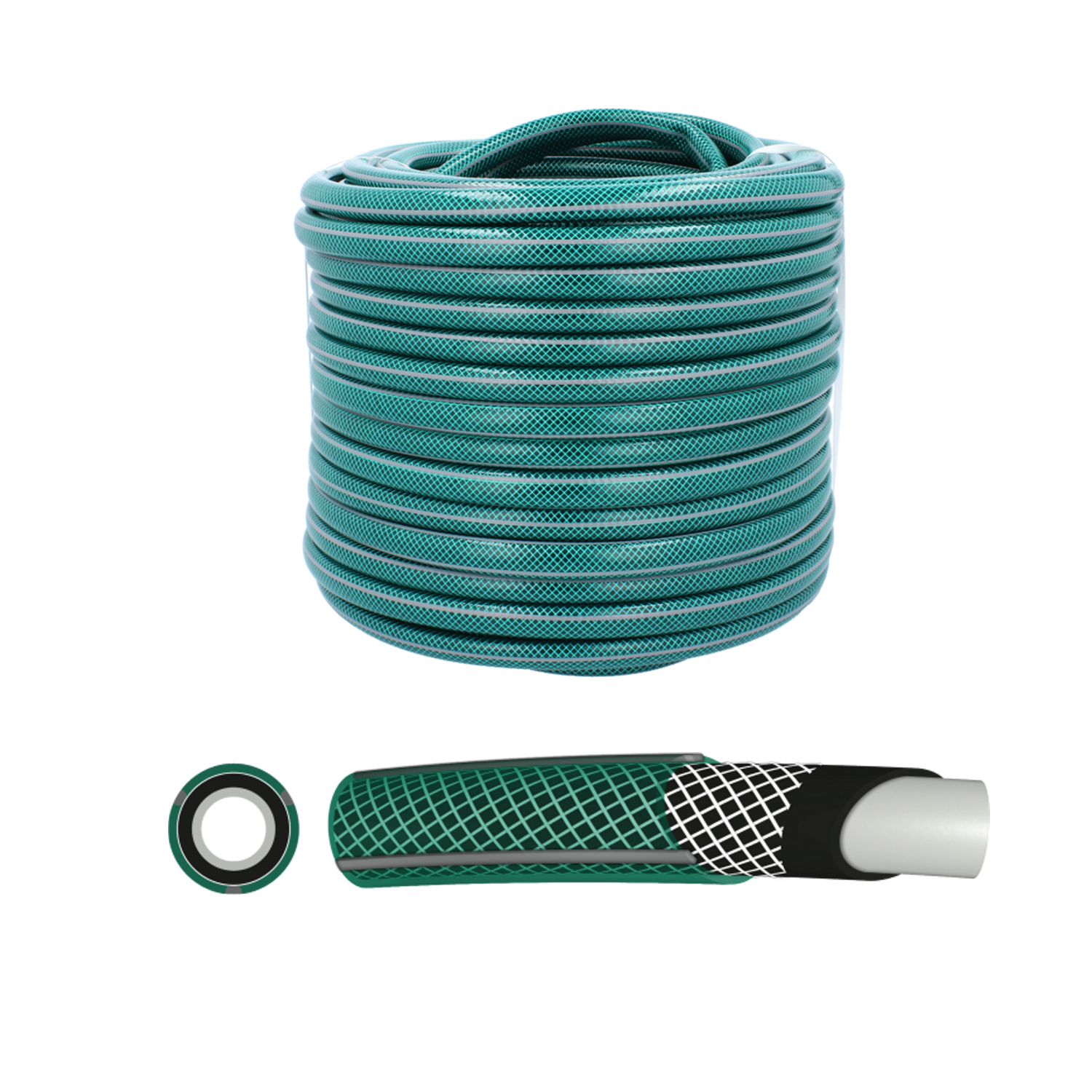 WĄŻ OGRODOWY PREMIUM 50m, ŚR. 1/2 - obrazek 3