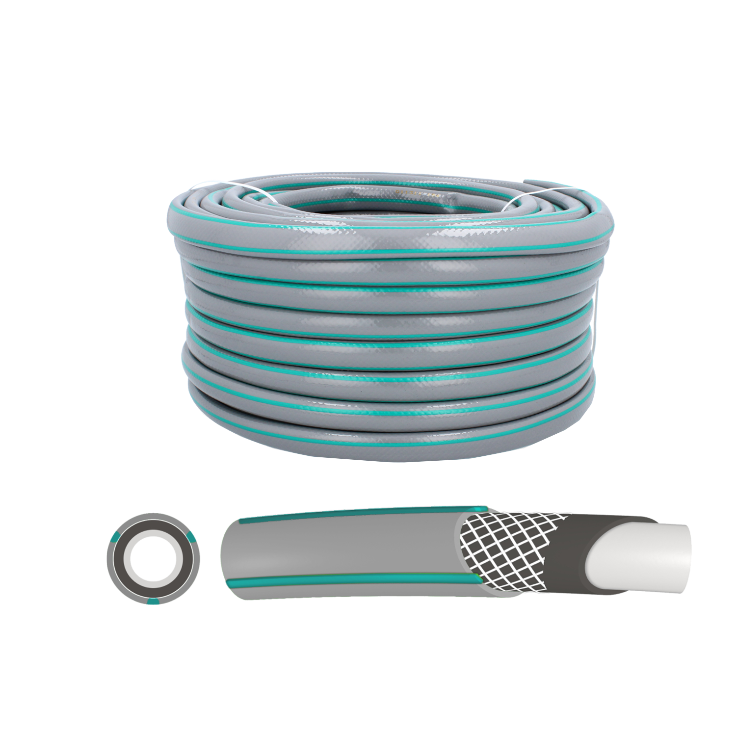 WĄŻ OGRODOWY PREMIUM PLUS 30m, ŚR. 1/2