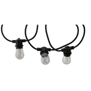 GIRLANDA OGRODOWA 230 V DŁ. 3 + 7 M FILAME 10 LED CIEPŁY BIAŁY *1236