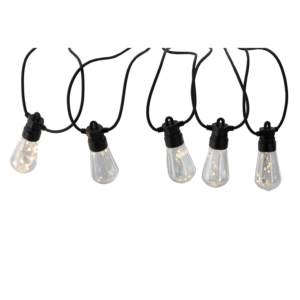 GIRLANDA OGRODOWA 12 V DŁ. 3 + 17 M WIRE 20 LED CIEPŁY BIAŁY Z UCHWYTAMI *1281