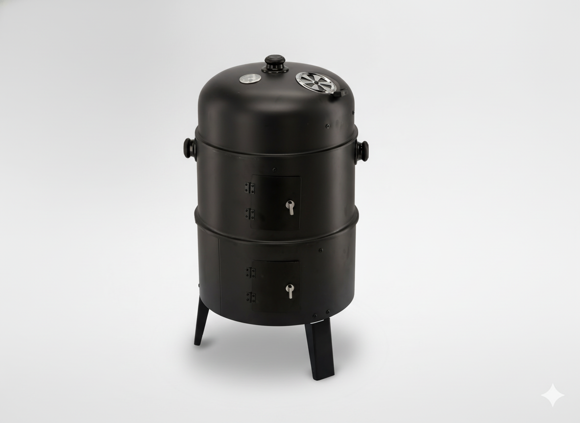 GRILL WIELOFUNKCYJNY 3 W 1 GRILL/WĘDZARNIA/PALENISKO 40 x 84 CM