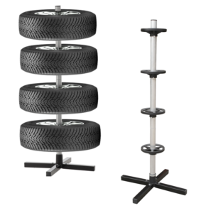 STOJAK NA OPONY UDŹWIG DO 100 KG 45 x 45 x 105 CM *5202