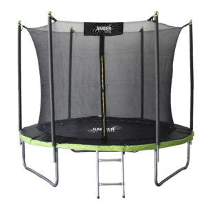 TRAMPOLINA 10FT 312 CM Z DRABINKĄ I SIATKĄ WEWNĘTRZNĄ