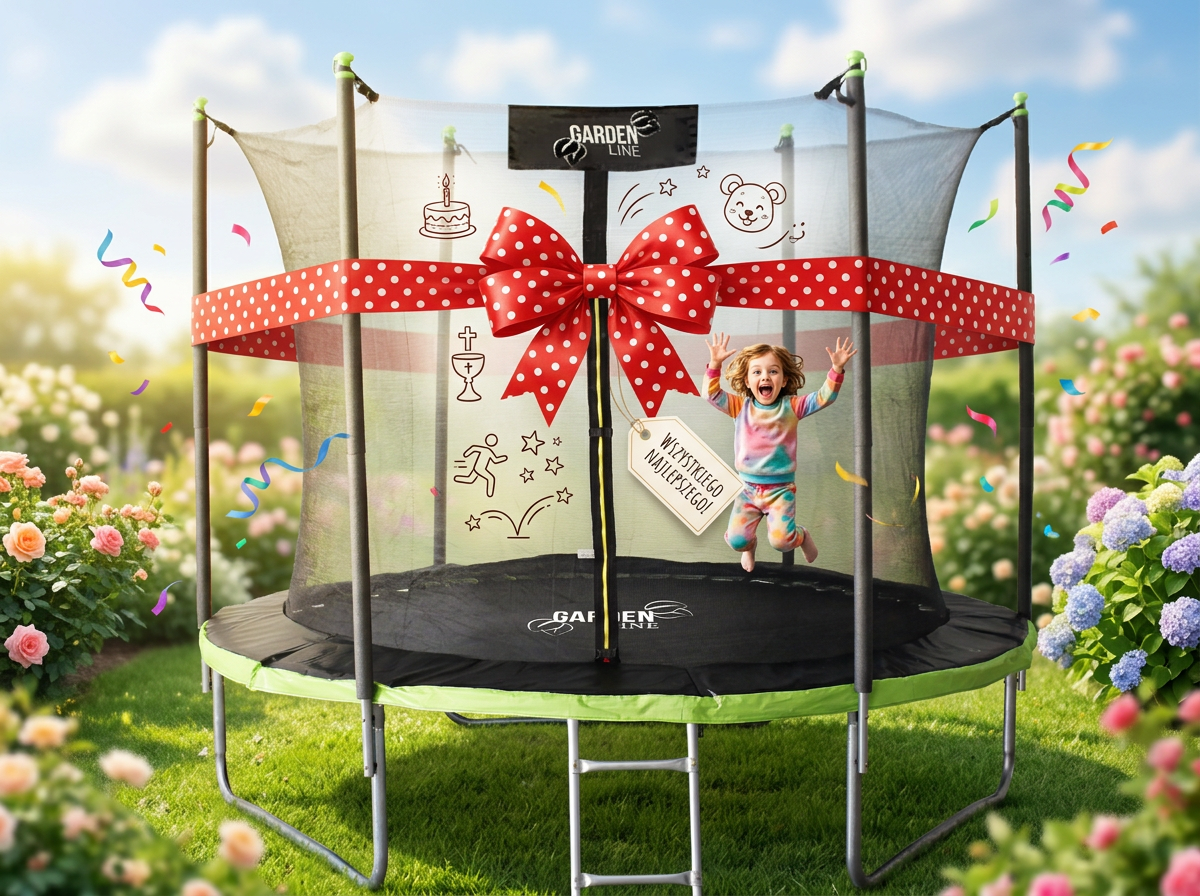 TRAMPOLINA 10FT 312 CM Z DRABINKĄ I SIATKĄ WEWNĘTRZNĄ - obrazek 11