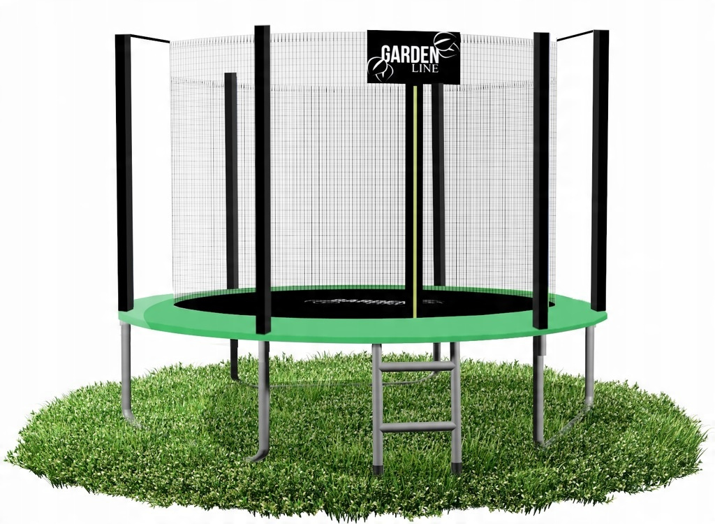TRAMPOLINA 12FT 374 CM Z DRABINKĄ I SIATKĄ WEWNĘTRZNĄ - obrazek 2