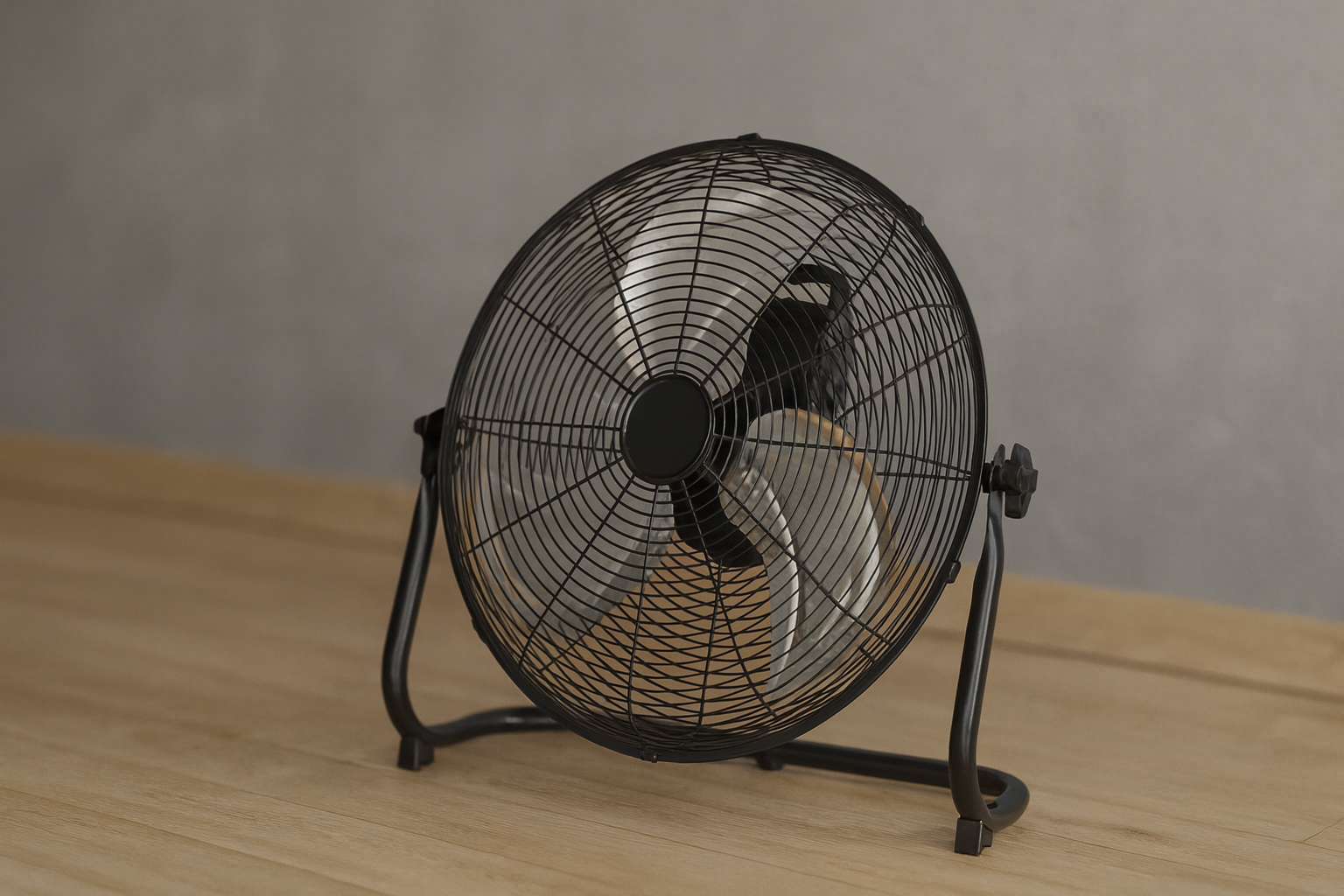 WENTYLATOR PODŁOGOWY CZARNY 70W - obrazek 3