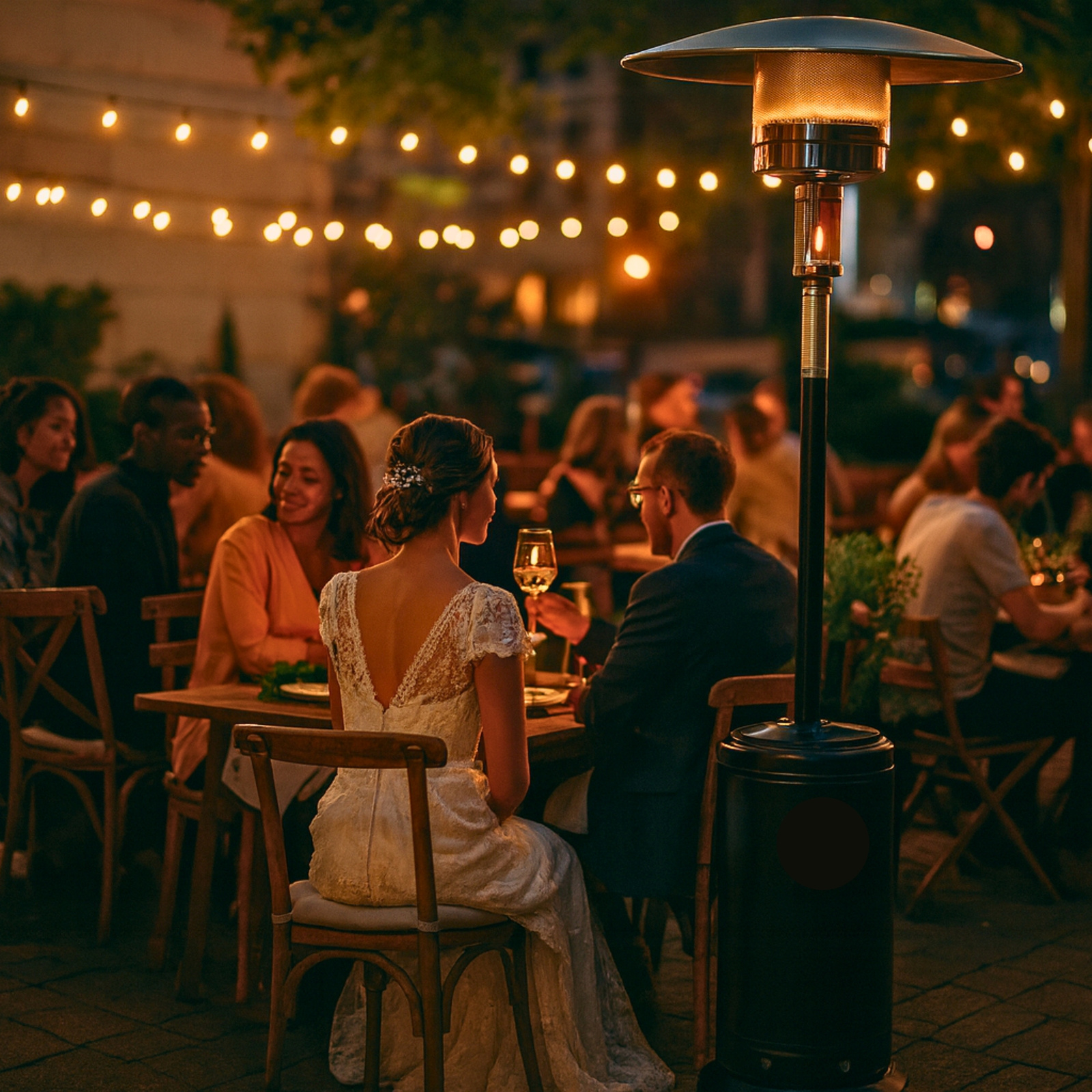 PARASOL GAZOWY MALOWANY PROSZKOWO 221 CM - obrazek 3