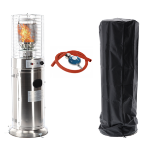 PARASOL GAZOWY OKRĄGŁY MAŁY ZE STALI NIERDZEWNEJ 136 CM*6370