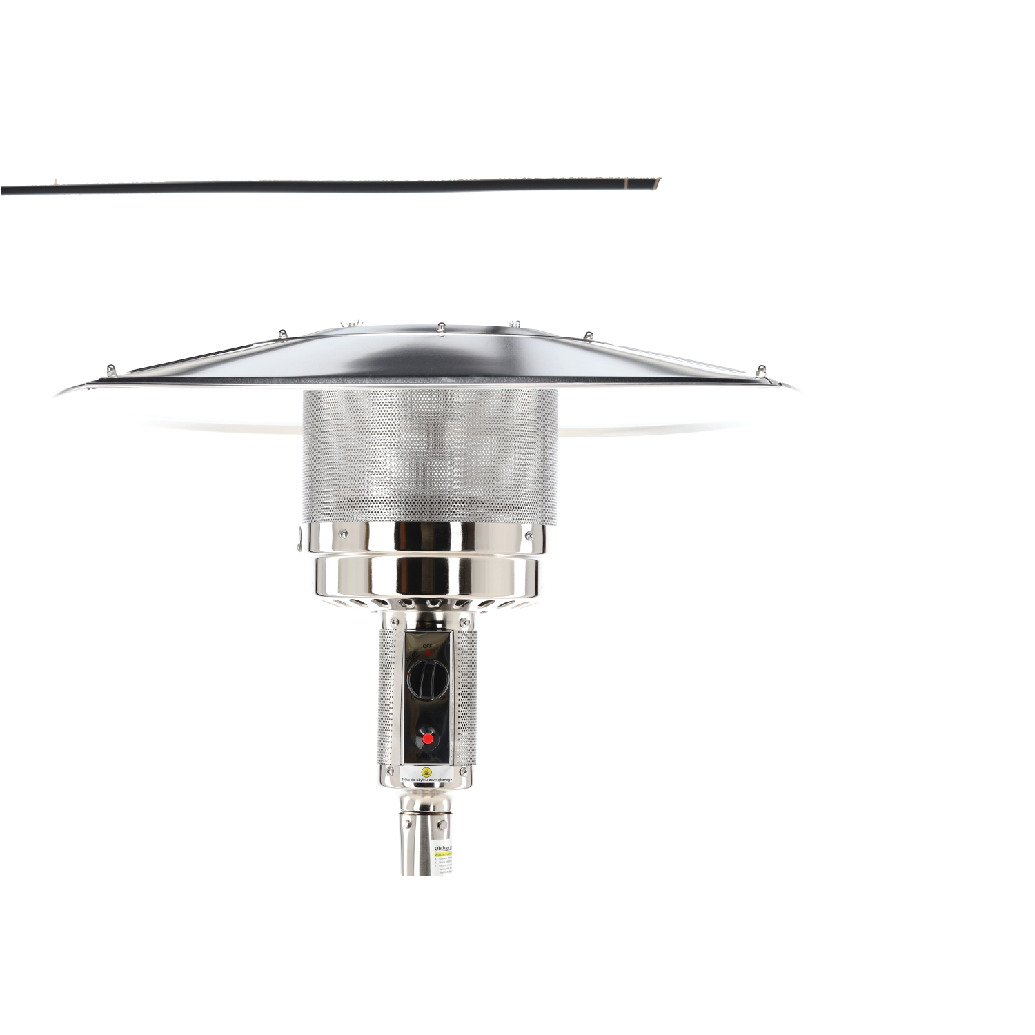 PARASOL GAZOWY ZE STALI NIERDZEWNEJ 221 CM - obrazek 9