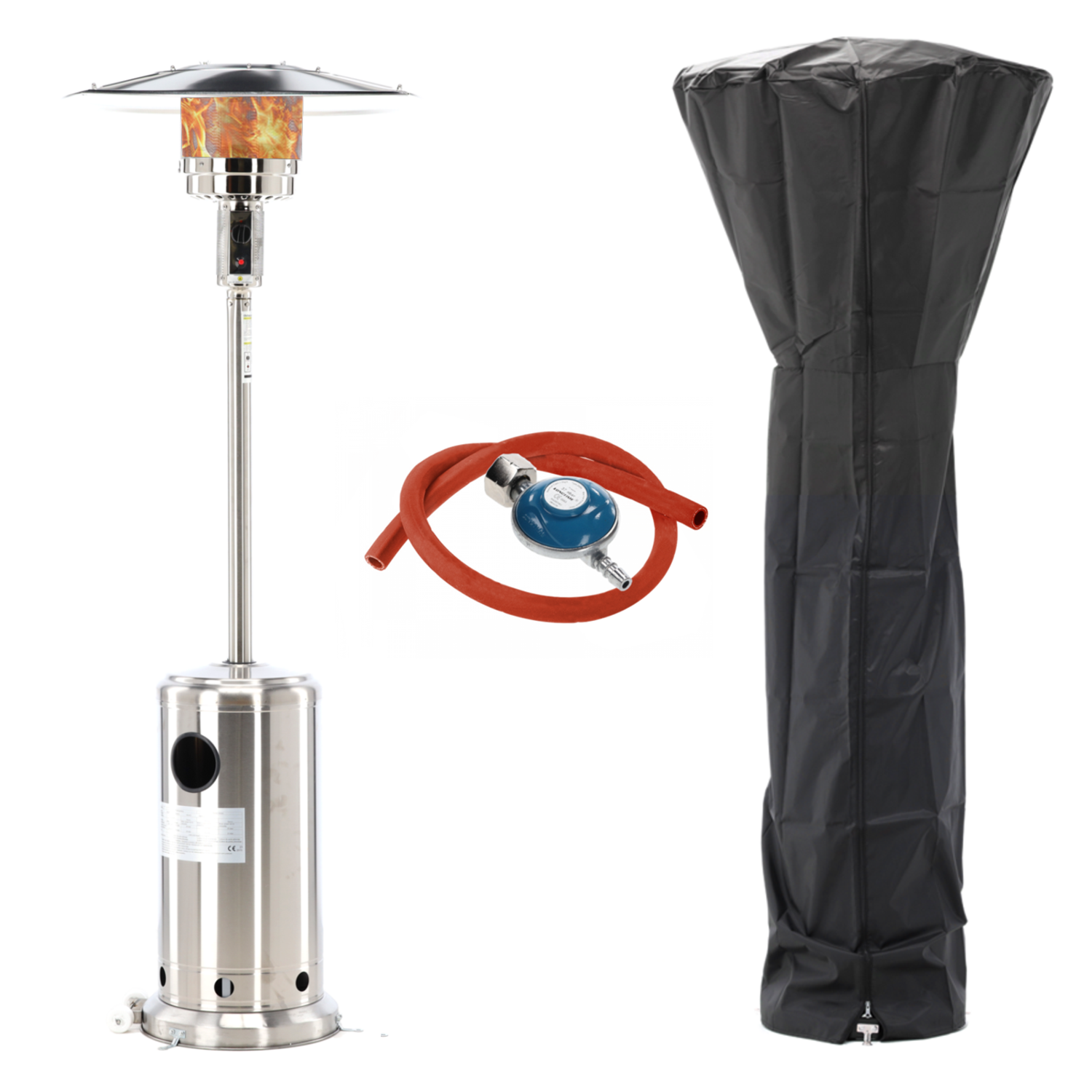 PARASOL GAZOWY ZE STALI NIERDZEWNEJ 221 CM - obrazek 10